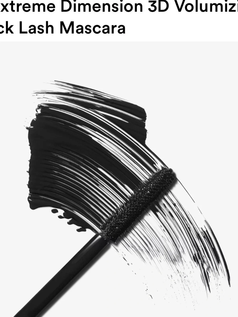 MAC Cosmetics In Extreme Dimension 3D Lash Mascara — Black
